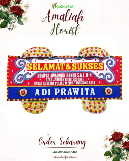 Papan Bunga Ucapan Selamat Jujuhan Ilir