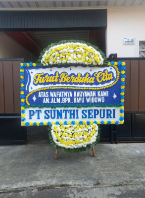 Papan Bunga Duka di Jujuhan Ilir
